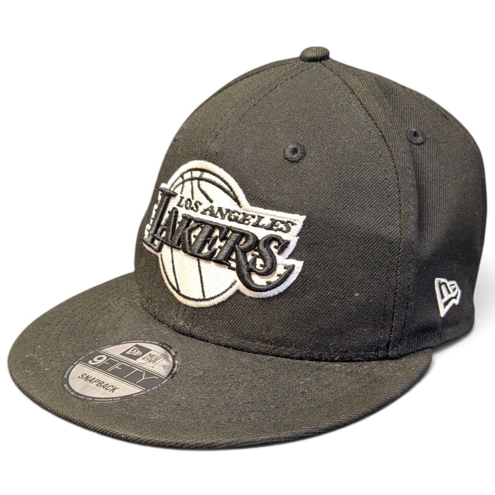 New Era 9FIFTY Los Angeles Lakers NBA Snapback Cap Black/Gray One Size